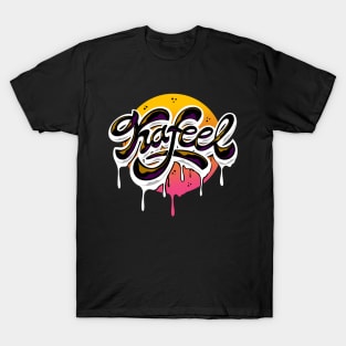 Kafeel Typography Lettering T-Shirt
